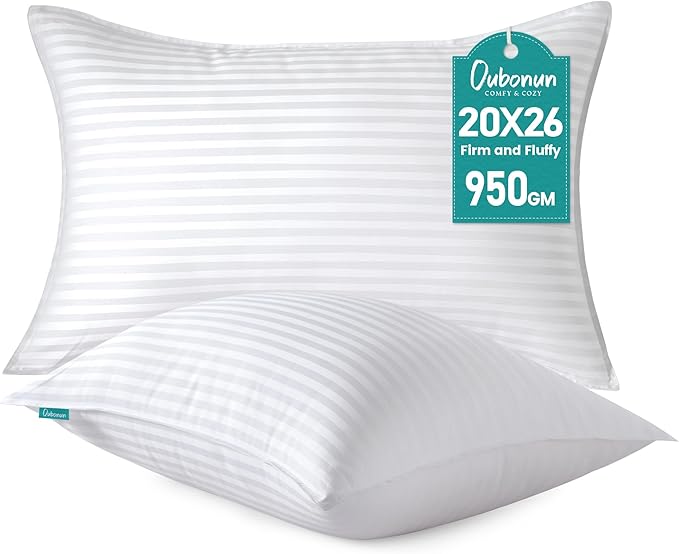Oubonun Standard Size Pillows Set of 2 by Oubonun
