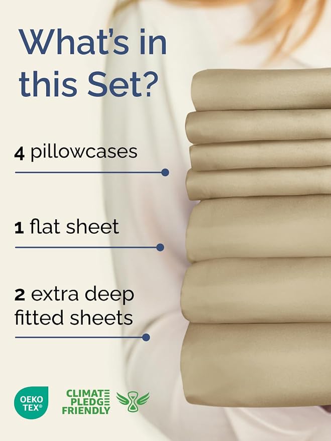 Extra Deep Split King Sheet Set - Image 2