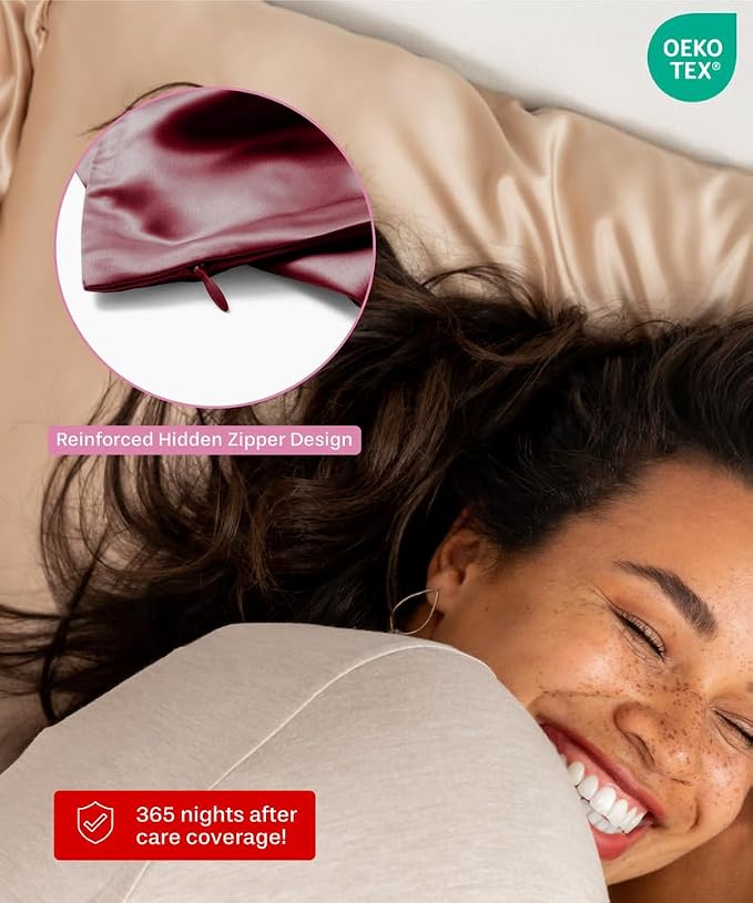 SUNDAYSILKS™ Premium Silk Pillow Cases | 100% Mulberry Silk Pillowcase - Image 5