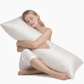 MR&HM Satin Body Pillow Cover, Soft and Breathable Body Pillow Case by MRHM