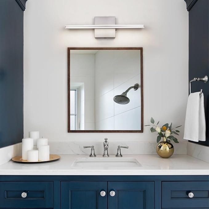 LED Brushed Nickel Vanity Lights - Image 4