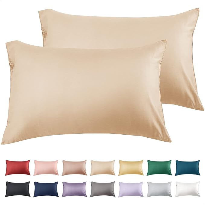 Warmstar Cotton Pillow Cases King Size Set of 2, 600 Thread Count Pillowcases by Warmstar