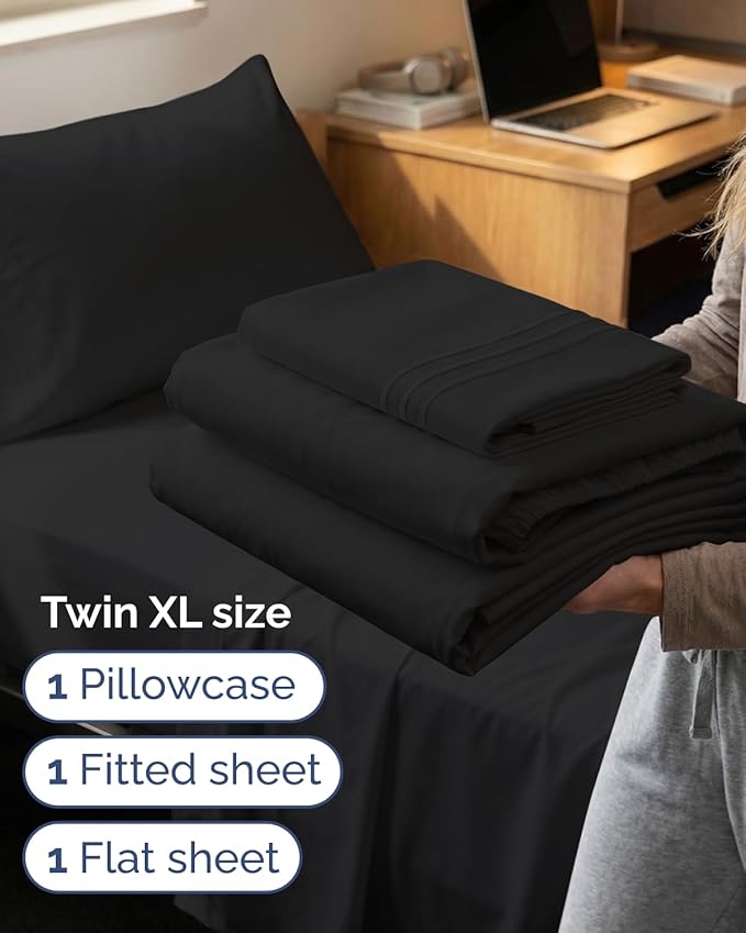 Twin XL Size 3 Piece Sheet Set - Image 3
