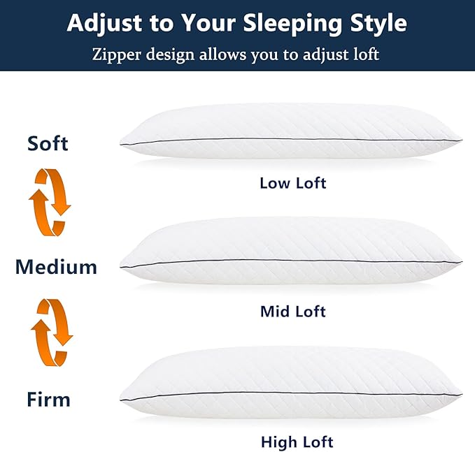1 MIDDLE ONE Body Pillow, Memory Foam Body Pillows - Image 7