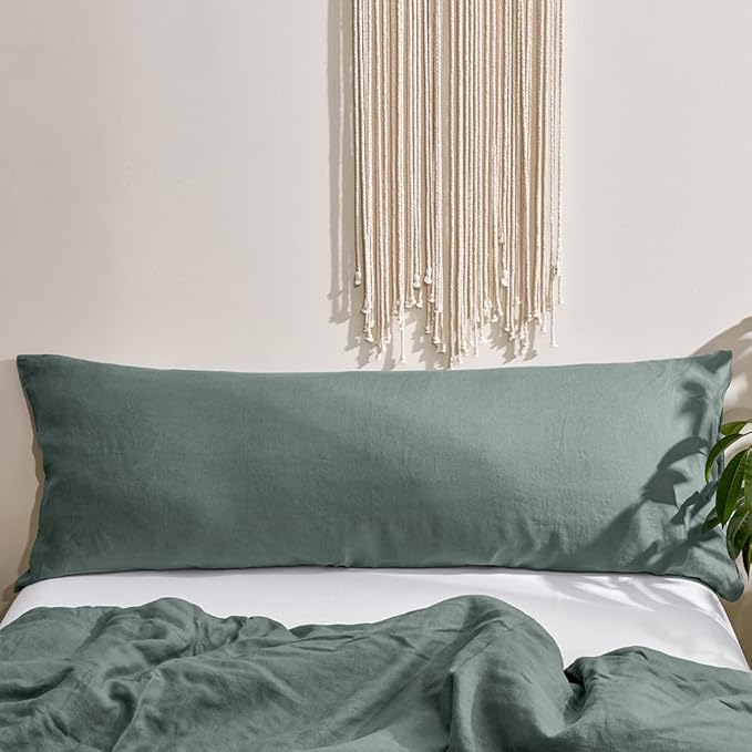 Simple&Opulence Body Pillow Cover 20" x 54", 100% Pure Linen, Ultra Soft and by SimpleOpulence