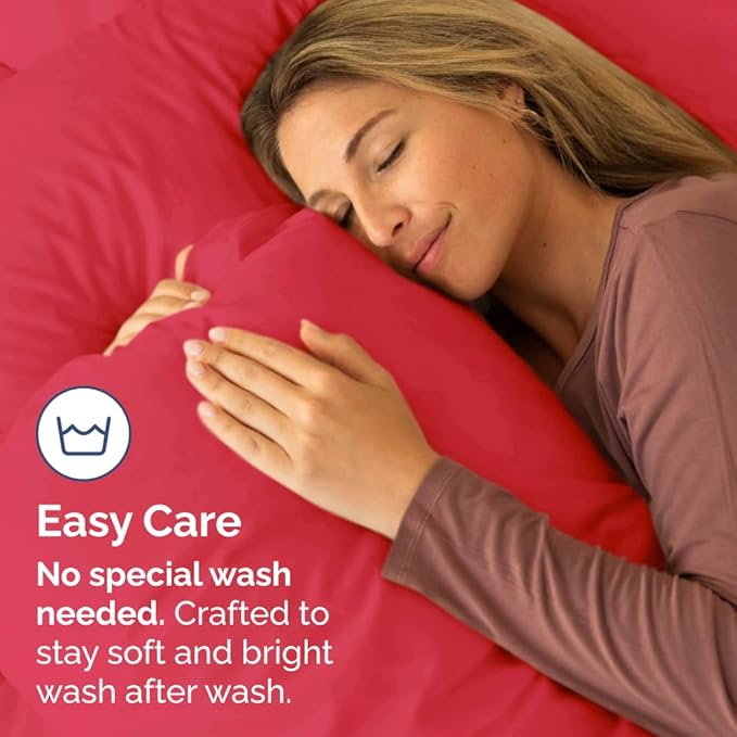 CGK Unlimited King Size Microfiber Pillowcase Set, 4 Pieces - Image 5