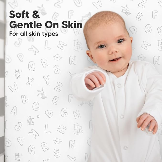 KeaBabies 2-Pack Organic Crib Sheets - Image 4