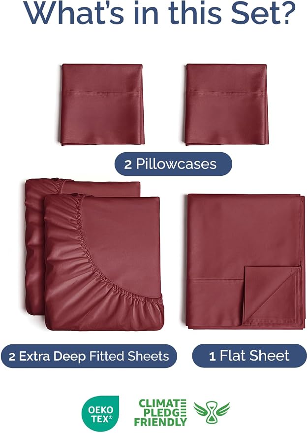 Extra Deep Split King Sheet Set - Image 2