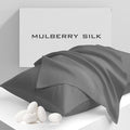 Cobnom Pure Mulberry Silk Pillowcases Set of 2, King Size by ComfortBeyondNormalRedefineYourComfortZone
