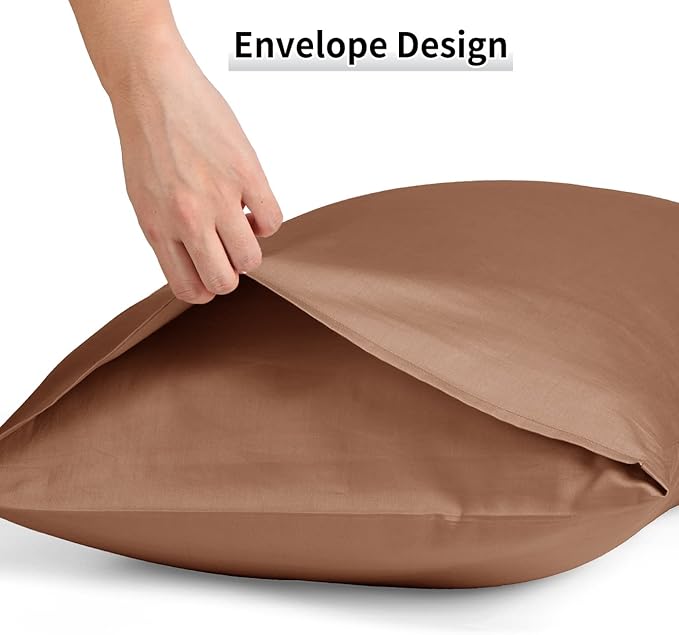 Warmstar Cotton Pillow Cases King Size Set of 2, 600 Thread Count Pillowcases - Image 5