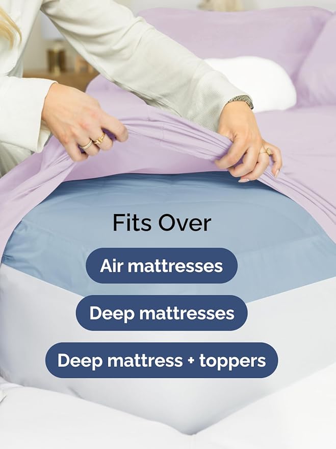 Extra Deep Split King Fitted Sheet - Image 6