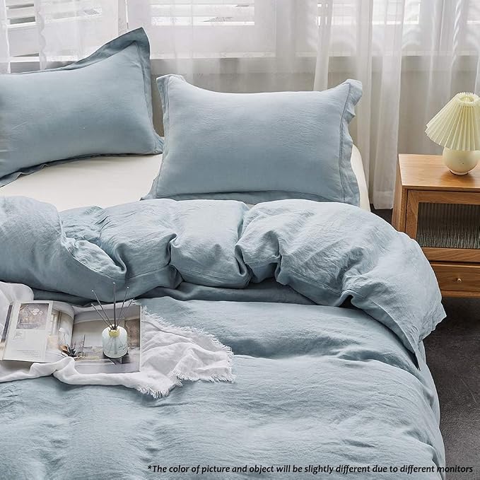 Simple&Opulence 100% Linen Duvet Cover Set - Image 6