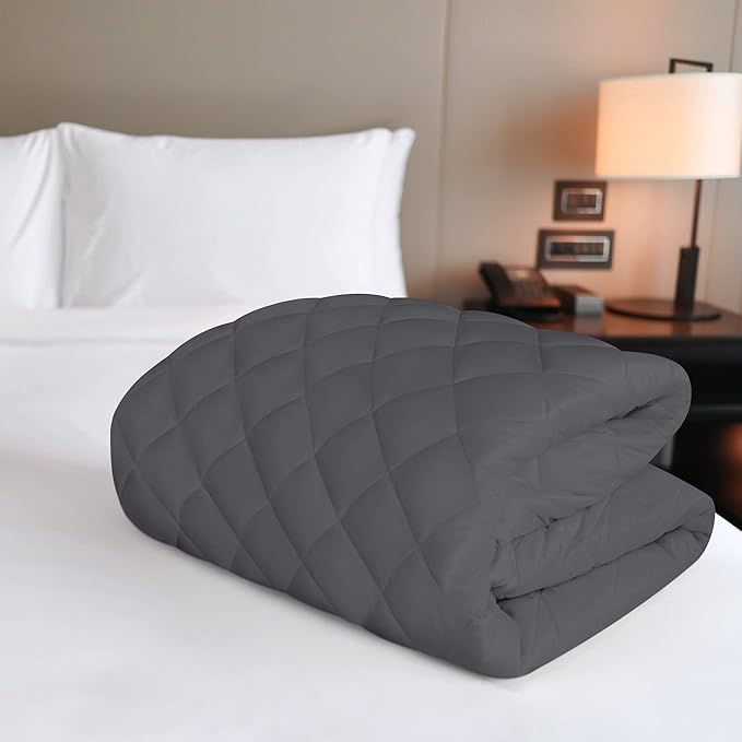 Utopia Bedding Quilted Fitted Mattress Pad, King Size, Elastic Fitted Mattress - Image 5