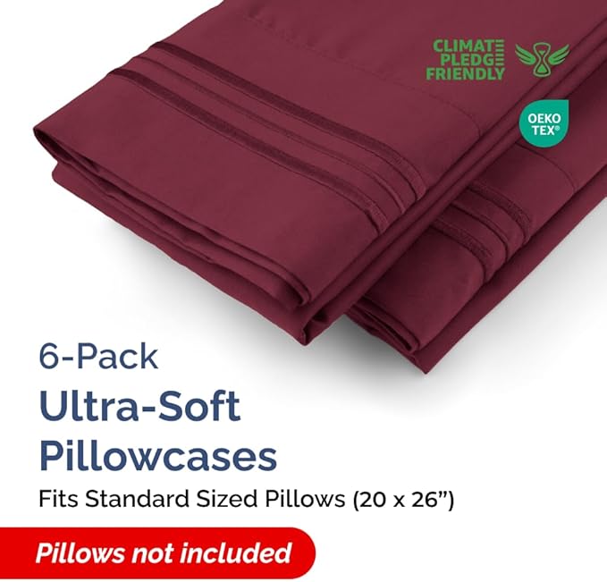 Standard Pillow Cases Set of 6 - Image 2