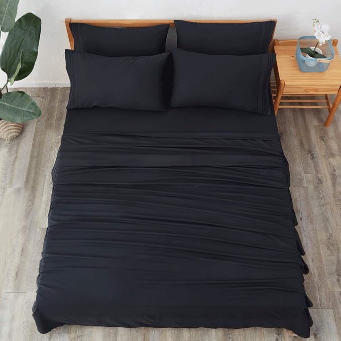SONORO KATE Bed Sheet Set Super Soft Microfiber 1800 Thread Count Luxury - Image 8