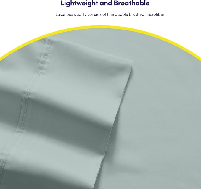 Sweet Home Collection 6 Piece Bed Sheet Set, RV Short Queen - Image 6
