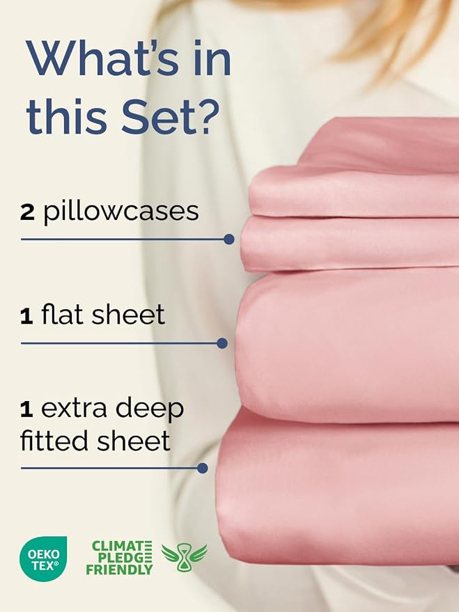 Extra Deep Twin Sheet Set - Image 2