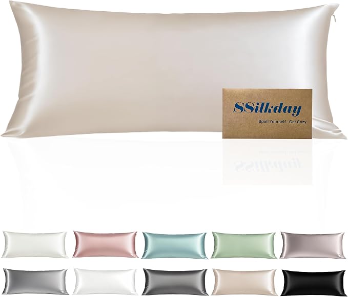 Mulberry Silk Body Pillow Pillowcase by Unknown