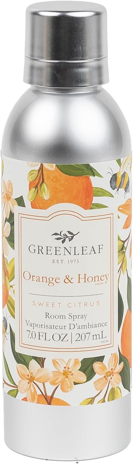 Greenleaf Gifts Orange & Honey Scented Room Air Freshener Spray | Non-Aerosol 7 by GreenleafGifts
