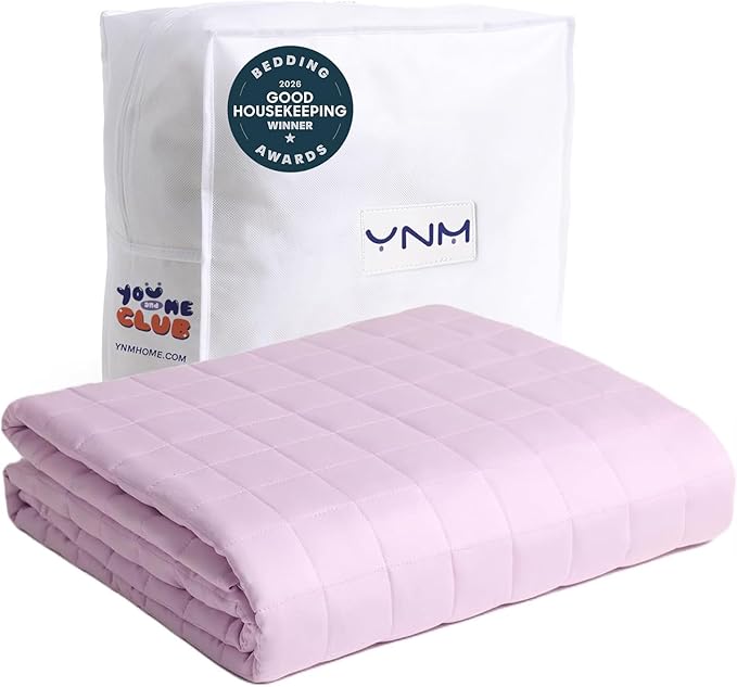 YnM Exclusive Weighted Blanket, Organic Long Stapled Cotton by YNM