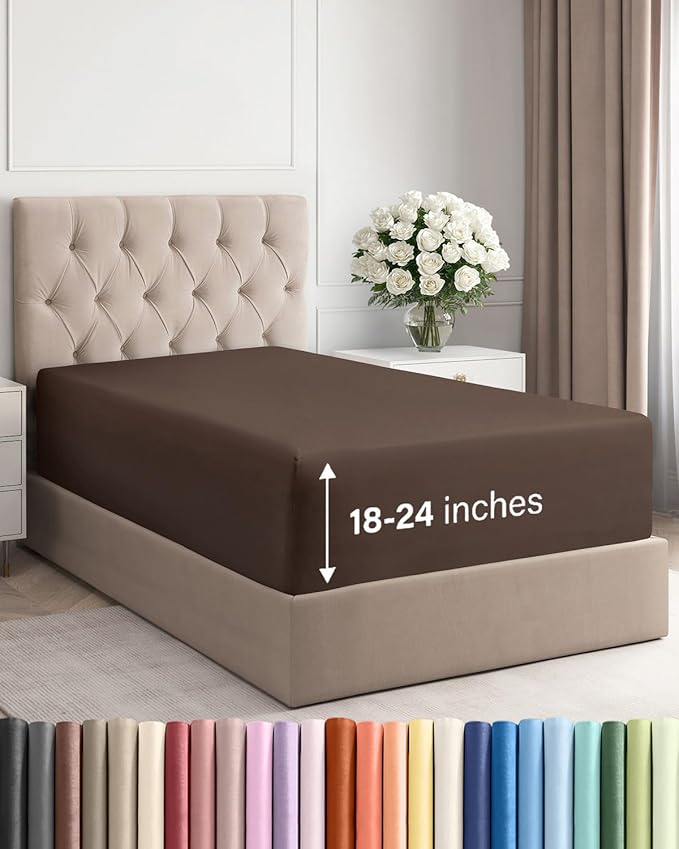 Extra Deep Twin Fitted Sheet by CGKUnlimited