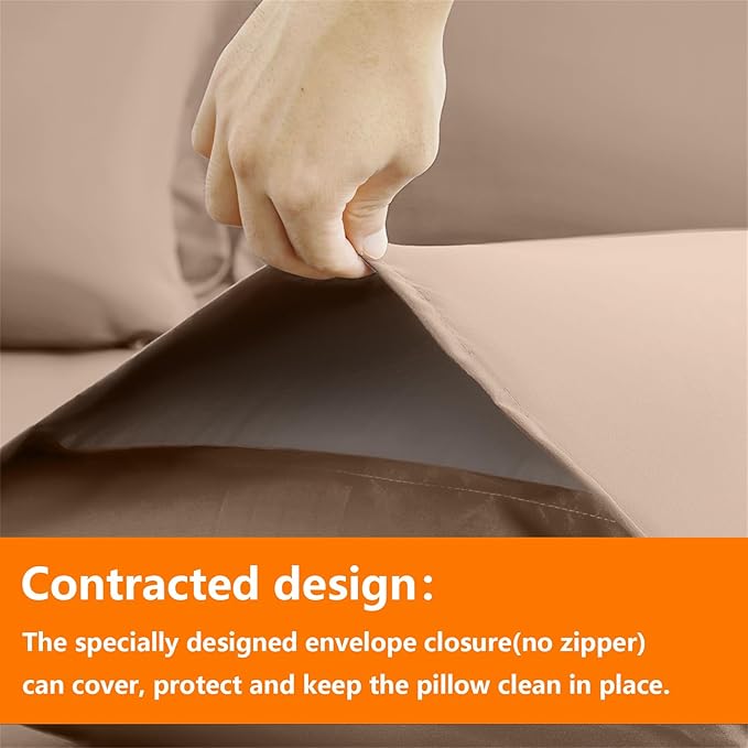 TAIMIT Beige Queen Size Comforter Set - Image 4