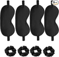 Satin Eye Mask 8Pcs Silk Sleep Masks Silky Blindfold Eyeshade Blackout Eyes by WJingYiJia