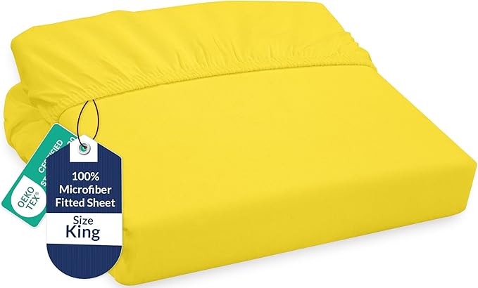 Royale Linens Fitted Sheet King by ROYALELINENS