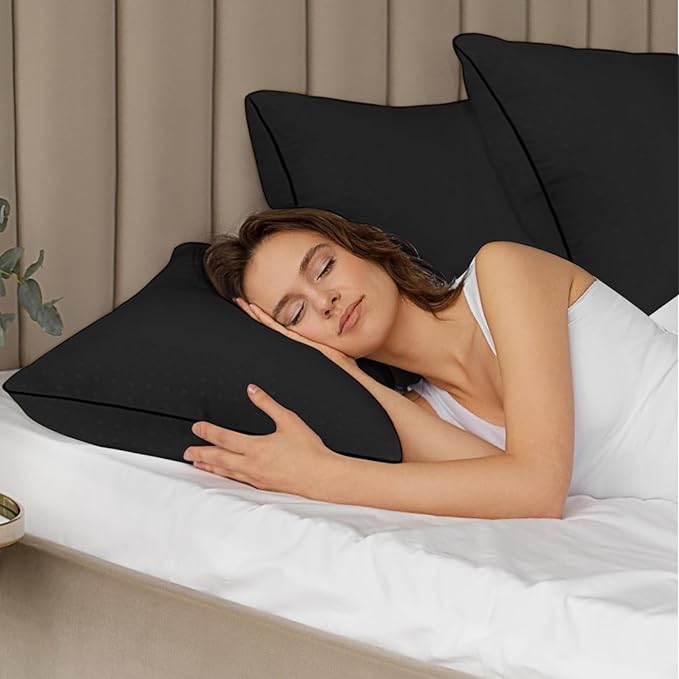 Standard Size Bed Pillows for Sleeping 4 Pack, Luxury Hotel Pillows, - Image 3