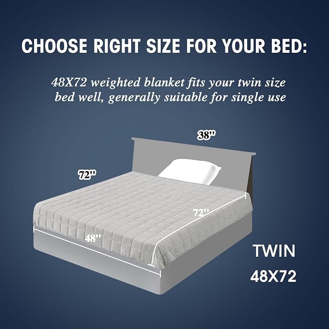 yescool Weighted Blanket for Adults Heavy Blanket for Sleeping Perfect for - Image 2