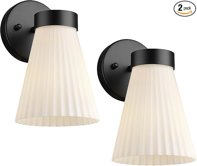 Bathroom Wall Sconce Set of Two, HWH Wall Vanity Light by HWHINVESTMENT
