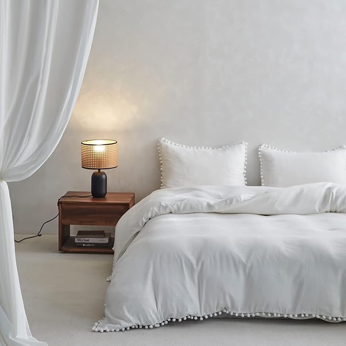 Simple&Opulence French Linen Blended Duvet Cover King, Flax Viscose Derived by SimpleOpulence