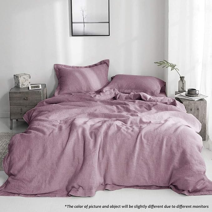 Simple&Opulence 100% Linen Duvet Cover Set - Image 6