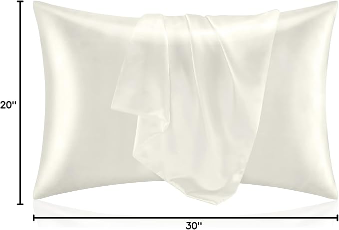 BEDELITE Satin Pillowcase for Hair and Skin, Super Soft and Cooling Similar to - Image 9