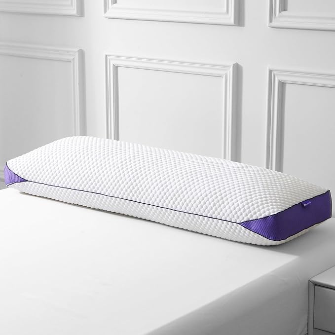 HOMELAB Adjustable Shredded Memory Foam Body Pillow, Cooling Long Pillow by HOMELAB