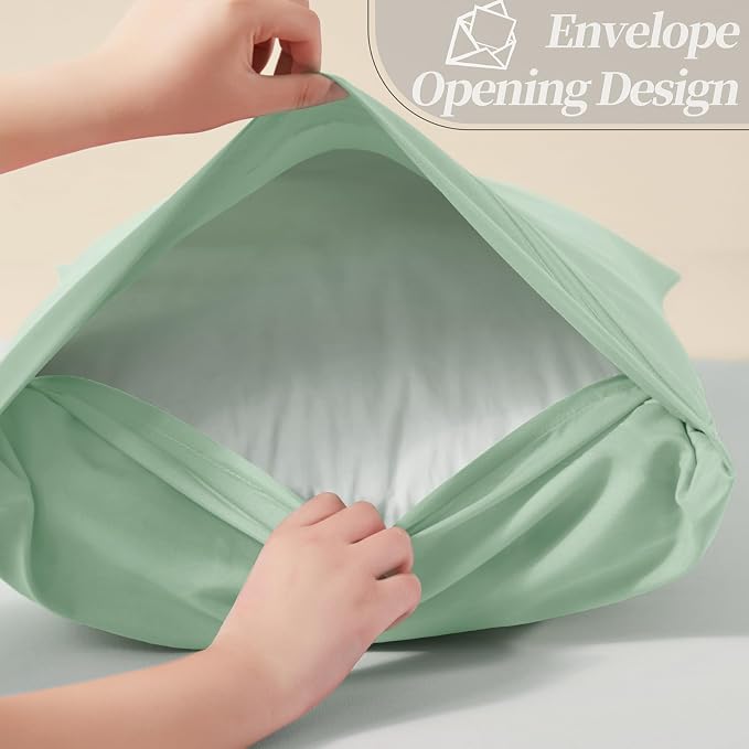 Vonty 2 Pack King Pillow Cases - Image 6