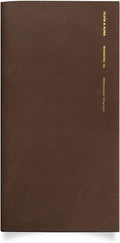 Cloth & Paper Travel Notebook | Experience Journal Tracker – Walnut | A5 Slim by ClothandPaper