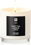 Lulu Candles | Sweet Pea, Jasmine & Apple | Luxury Scented Soy Jar Candle | by LULUCANDLES