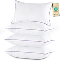 JOLLYVOGUE Pillows Queen Size Set of 4, Washable Supportive Bed Pillows by JOLLYVOGUE