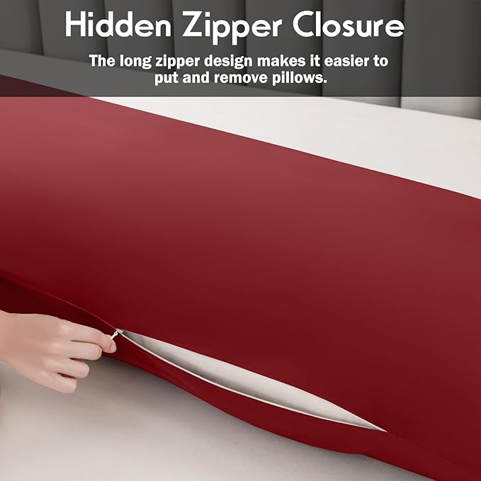 Pillowcases Body Size, Cooling Viscose Body Pillow Cover - Image 4