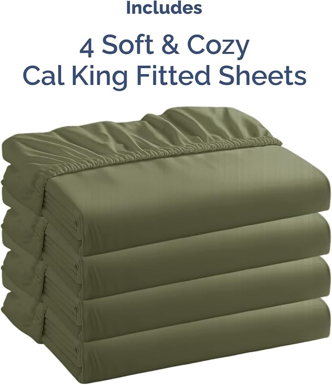 Cal King Size Fitted Bed Sheet - Image 4