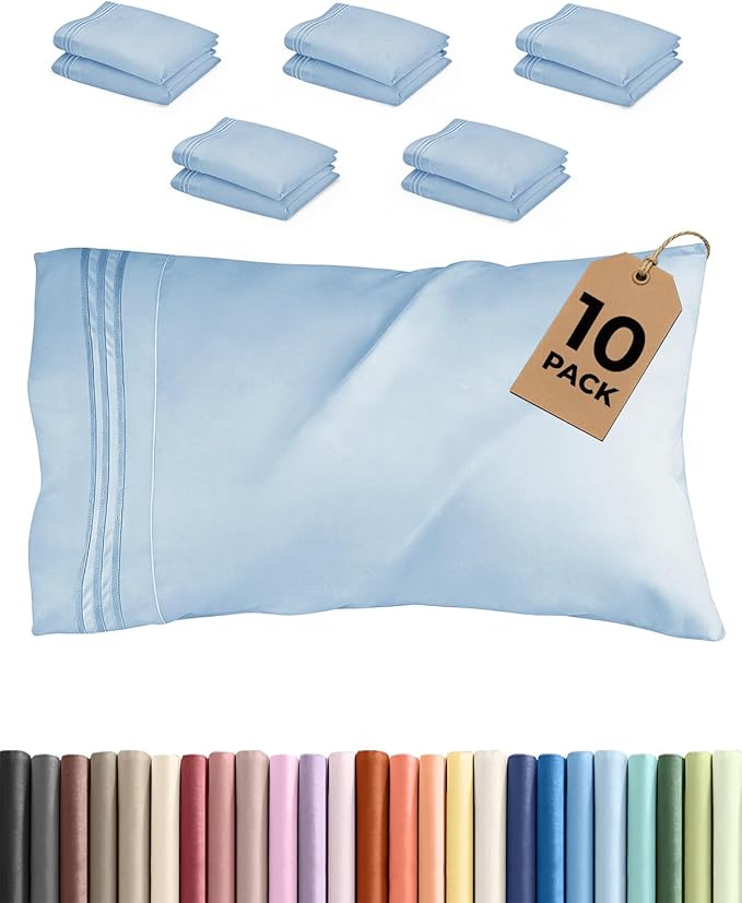 King Pillow Cases Set of 10 by CGKUnlimited