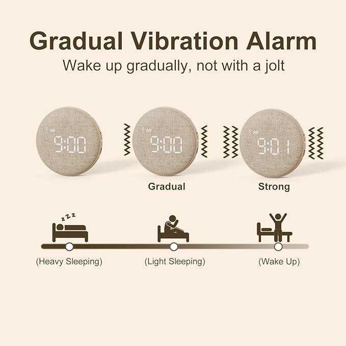 REACHER Travel Vibrating Alarm Clock - Image 4