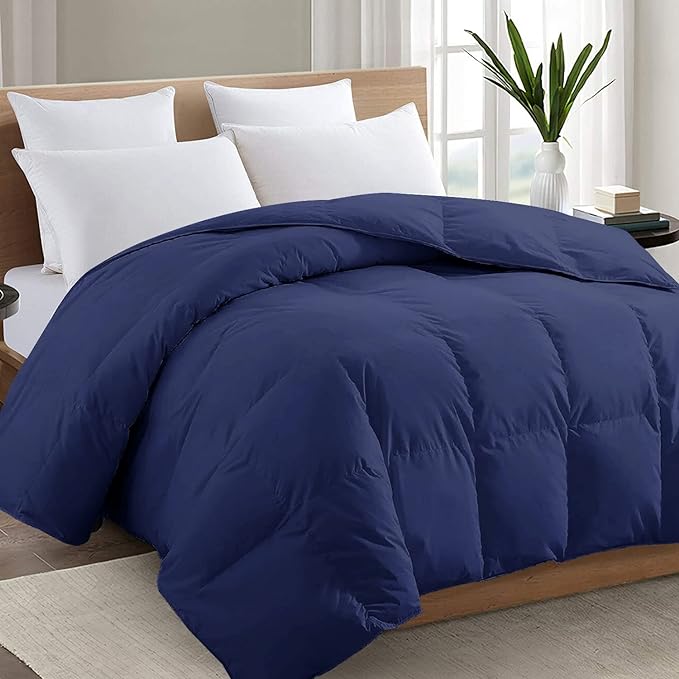 TEXARTIST Premium 2100 Series King Comforter All Season Breathable Navy Blue by TEXARTIST