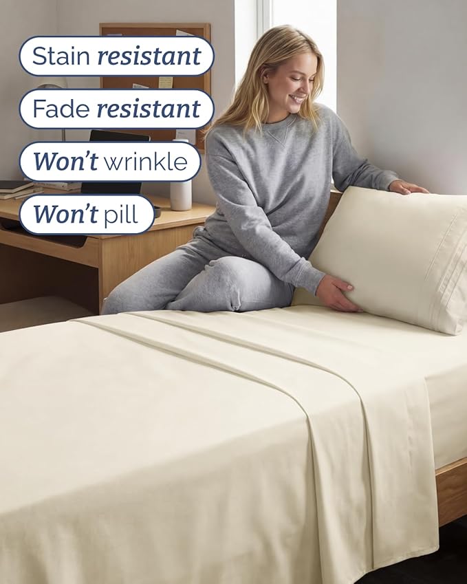 Twin XL Size 3 Piece Sheet Set - Image 5