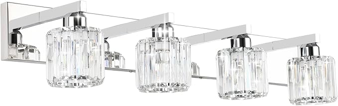 Aipsun Crystal Bathroom Vanity Light Modern Vanity Lighting Fixtures Crystal by Aipsun