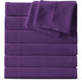Maple&Stone Twin Flat Sheet 6 Pack, Premium Soft & Breathable, Brushed by MapleStone
