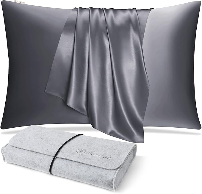 DISANGNI 100% Natural Mulberry Silk Pillow case by DISANGNI