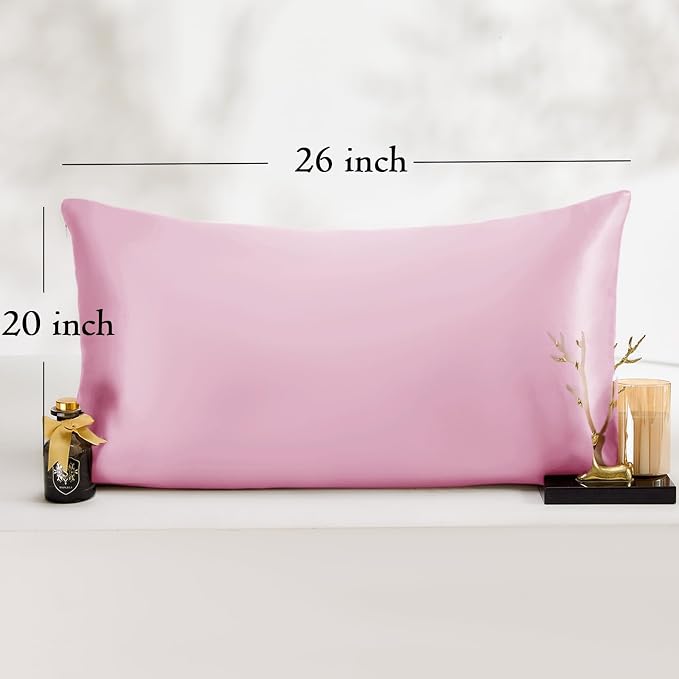 Standard Satin Pillowcase for Hair 2pc, Similar to Silk Pillow Cases, Easier - Image 6
