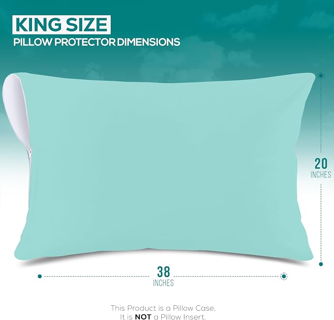Utopia Bedding Premium 100% Waterproof Pillow Protectors - Image 2
